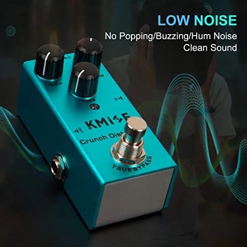 lotmusic Kmise Crunch Distortion Electric Guitar Effects Pedal | 9V True Bypass, 3 Modes, Noise Reduction thumbnail 3