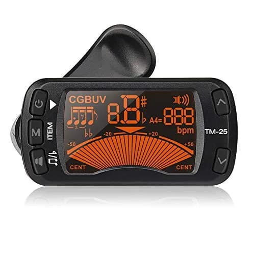 LEKATO Guitar Tuner Clip On Metronome Tone Generator 3 in 1 Portable | All Instruments, Bass, Violin, Ukulele thumbnail 7