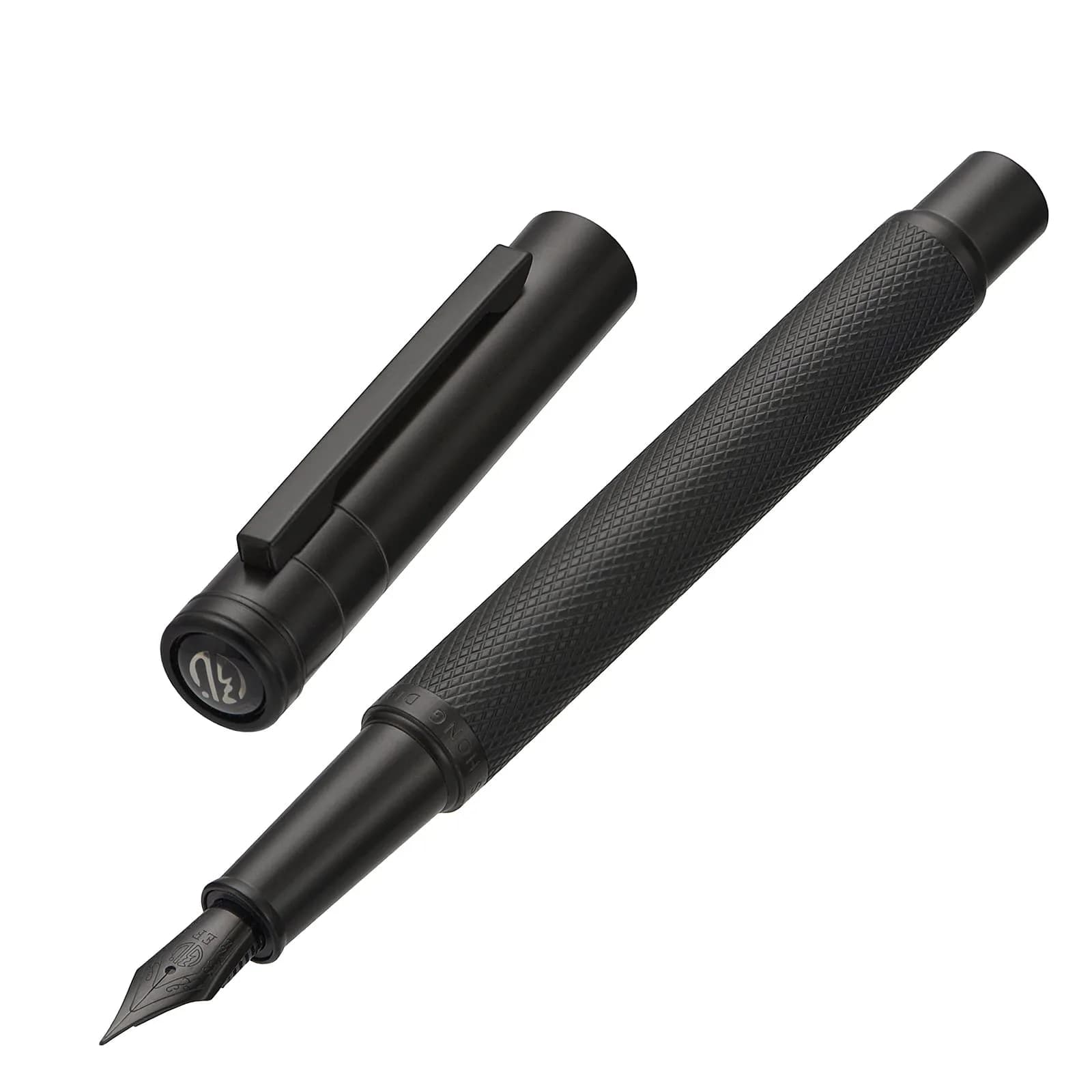 Asvine Matte Black Forest Fountain Pen Extra Fine Nib | Smooth Ink Flow for Students & Professionals