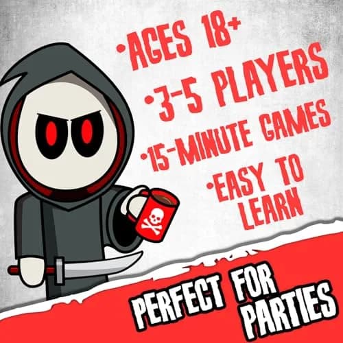 Rookie Mage Games Don't Get Stabbed! Adult Horror Card Game | Halloween Party Fun thumbnail 4