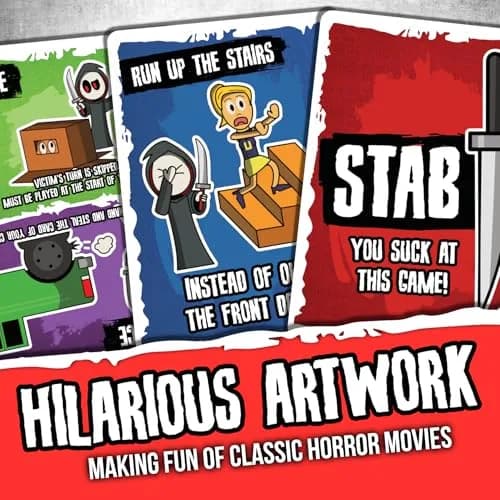 Rookie Mage Games Don't Get Stabbed! Adult Horror Card Game | Halloween Party Fun thumbnail 6
