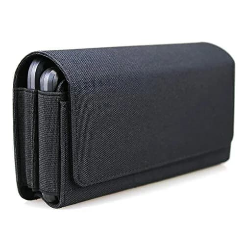 aubaddy Dual Phone Holster Pouch for 2 Phones | Magnetic Belt Clip Case for iPhone & Samsung (17 16 15 14 13 12 11) Pro Max/Plus thumbnail 1