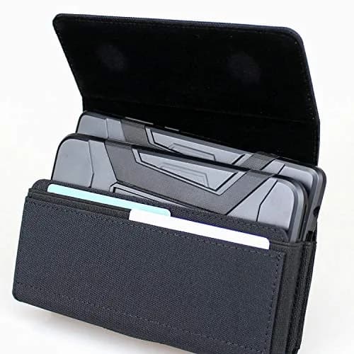 aubaddy Dual Phone Holster Pouch for 2 Phones | Magnetic Belt Clip Case for iPhone & Samsung (17 16 15 14 13 12 11) Pro Max/Plus thumbnail 5