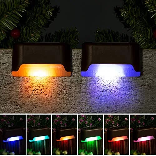 Solpex Solar Deck Lights Outdoor 16 Pack Warm White LED | 8.8 cm (3.46 in) Length thumbnail 1