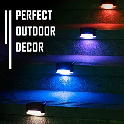 Solpex Solar Deck Lights Outdoor 16 Pack Warm White LED | 8.8 cm (3.46 in) Length thumbnail 2