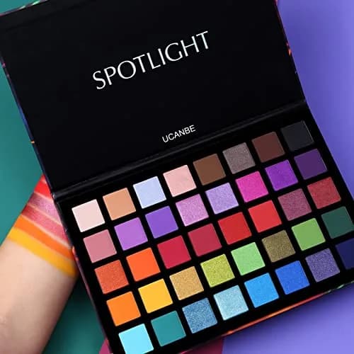 UCANBE Spotlight Eyeshadow Palette 40 Colors | Matte Shimmer Makeup with 1g Pans thumbnail 3