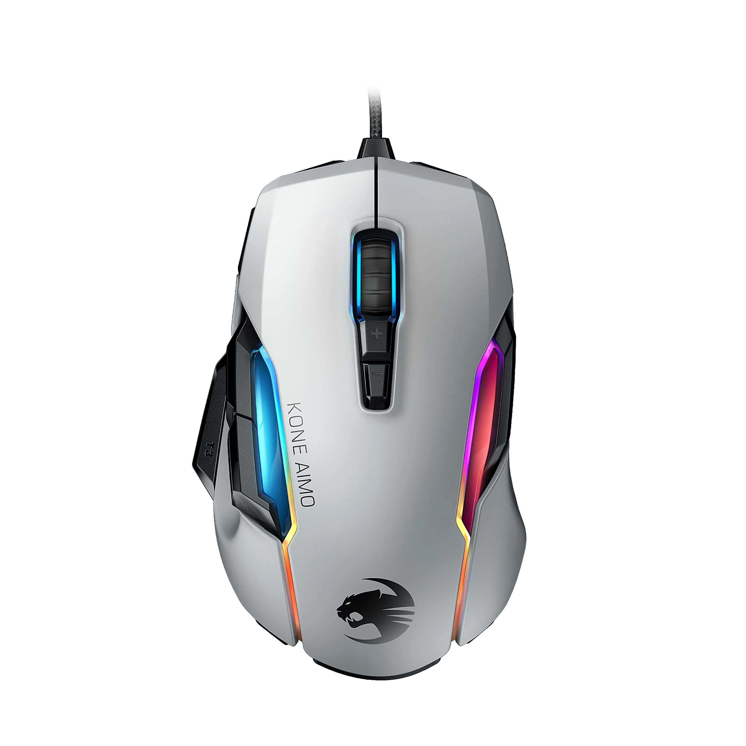 ROCCAT Kone AIMO Remastered Gaming Mouse | 16,000 DPI Optical Sensor, 24 Programmable Buttons, RGB Lighting, Ergonomic Palm Grip, 127 g (4.48 oz) - main product image