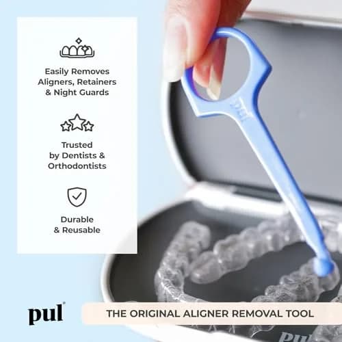 The Pultool Aligner Removal Tool Blue | Hygienic & Easy Removal for Clear Aligners & Retainers thumbnail 2