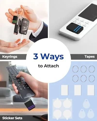 Esky Key Finder with 2 Transmitters and 6 Receivers | RF Tracking for Keys, Wallets, Remotes thumbnail 5