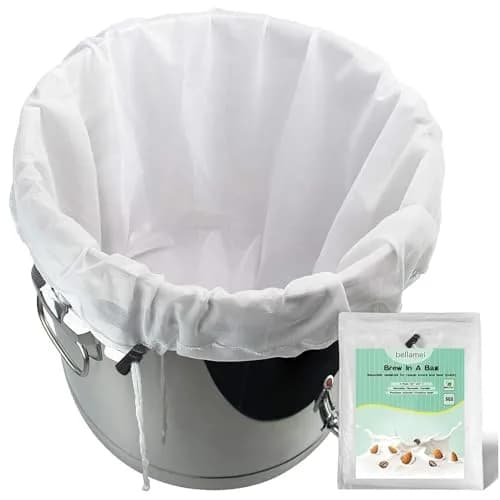 Bellamei Reusable Brew Bag 2 Pack 56cm x 66cm (22"x26") 250 Micron Fine Mesh | Brew in a Bag for All-Grain Brewing thumbnail 1