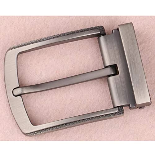 McFanBe Grey Single Prong Belt Buckle 38 mm (1.5 Inches) | Durable Alloy Replacement for Men & Women thumbnail 2