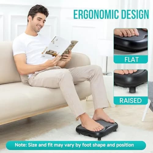Snailax Shiatsu Foot Massager with Heat | Ergonomic Design, 3 Modes & 3 Intensity Levels, Fits All Feet thumbnail 6