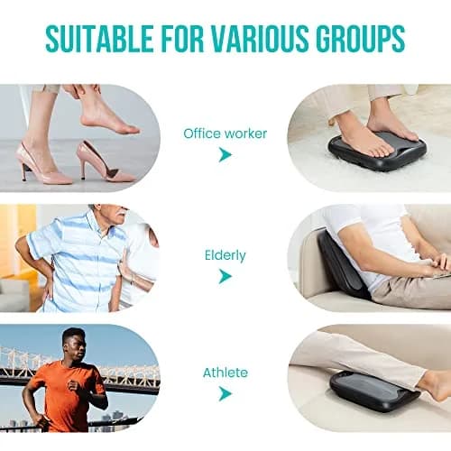 Snailax Shiatsu Foot Massager with Heat | Ergonomic Design, 3 Modes & 3 Intensity Levels, Fits All Feet thumbnail 7