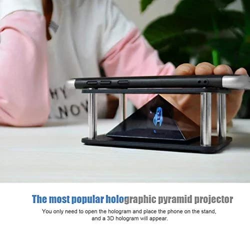 FOSA 3D Holographic Display Stand Projector 15.2cm (6 inch) | Clear 360 Degree Images thumbnail 4