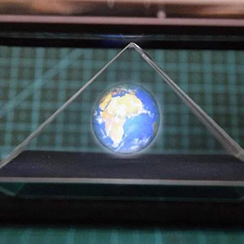 FOSA 3D Holographic Display Stand Projector 15.2cm (6 inch) | Clear 360 Degree Images thumbnail 2