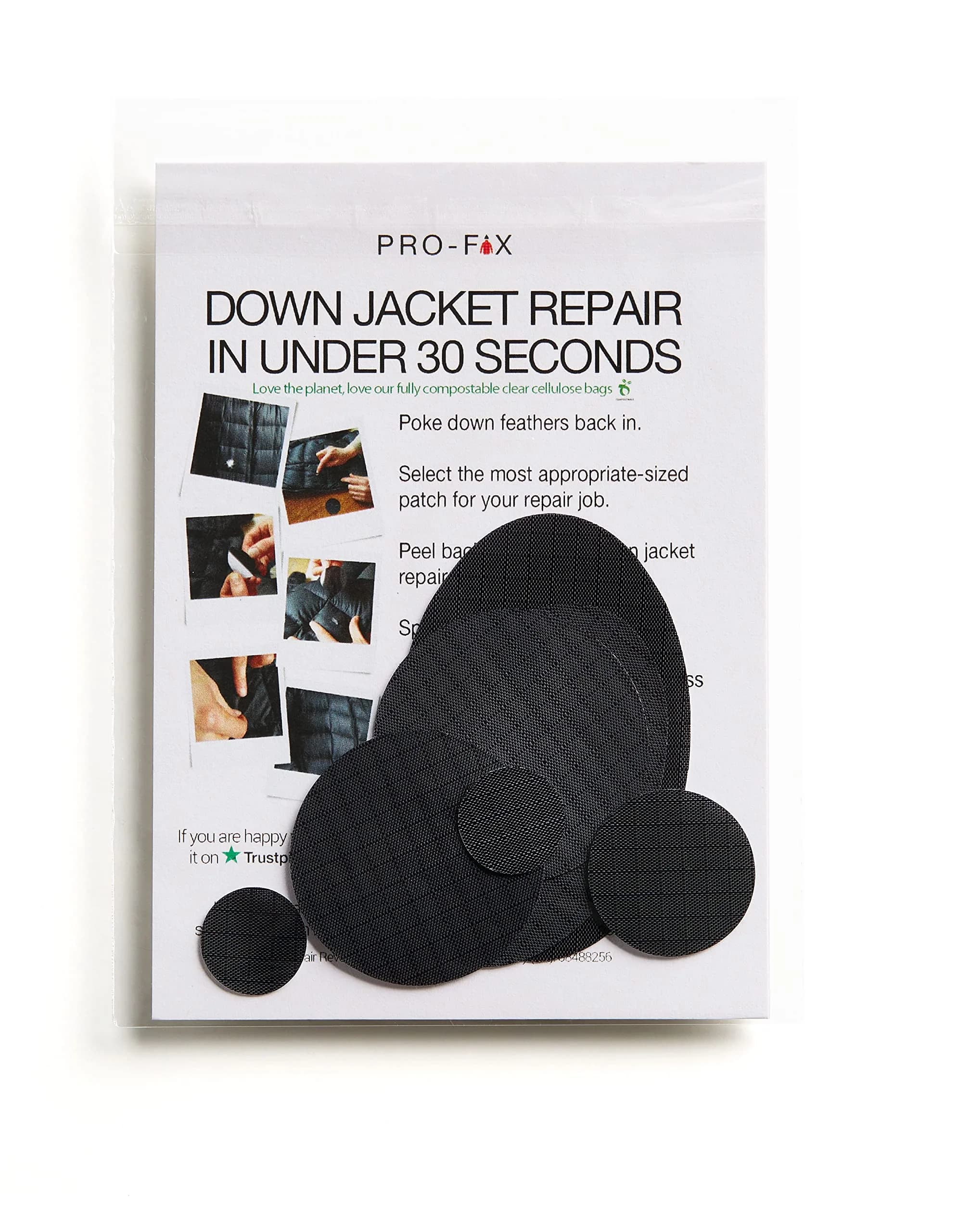 DJR Fabric Applique Patch Kit Waterproof 30-Second Fix for Outdoor Gear in India - main product image