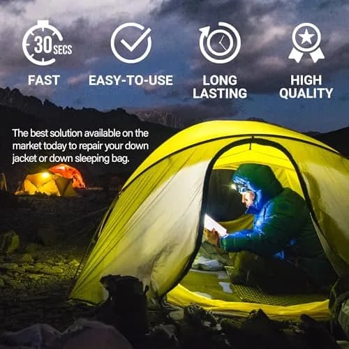 DJR Self-Adhesive Waterproof Repair Patch Kit | 30-Second Fix for Outdoor Gear, Nylon Ripstop, Multiple Colors thumbnail 7