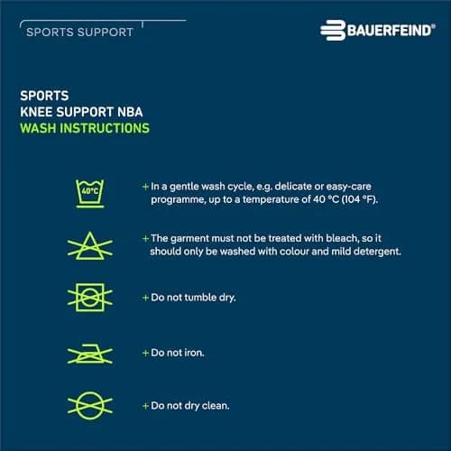 Bauerfeind Sports Compression Knee Support NBA Black L | Doctor Recommended, Adjustable Fit thumbnail 7
