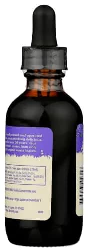 Nunaturals Liquid Stevia Sweetener, Vanilla Alcohol-Free, 2oz (2-Pack) | Zero-Calorie Sugar Substitute for Healthy Diets thumbnail 3