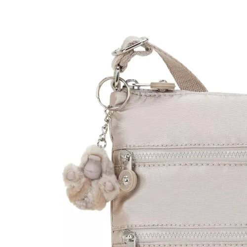 Kipling Keiko Mini Bag Water Resistant Nylon Adjustable Crossbody, Metallic Glow | Signature Style thumbnail 8