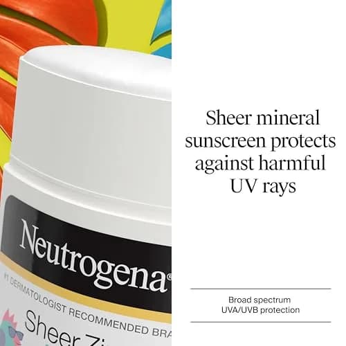 Neutrogena Sheer Zinc Oxide Kids Mineral Sunscreen Stick SPF 50+ 42g (1.5 Fl Oz) | Broad Spectrum UVA/UVB Protection thumbnail 2
