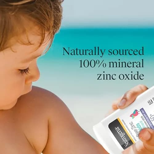 Neutrogena Sheer Zinc Oxide Kids Mineral Sunscreen Stick SPF 50+ 42g (1.5 Fl Oz) | Broad Spectrum UVA/UVB Protection thumbnail 4