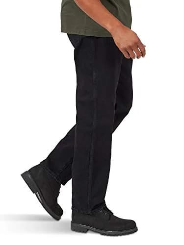 Rustler Men's Classic Relaxed Fit Jean, Black, 38W x 34L | Durable, Comfortable & Long-Lasting thumbnail 2