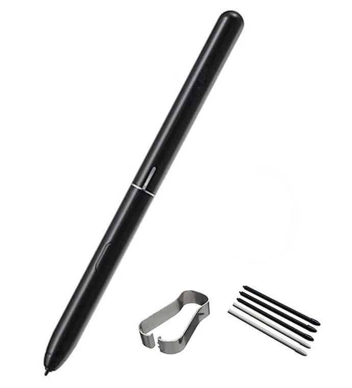 Sesyomr Galaxy Tab S4 Stylus Touch S Pen Replacement for Samsung Galaxy Tab S4 EJ-PT830B T835 T837 with OTG - C Type Adapter & Tips/Nibs (Black) thumbnail 1