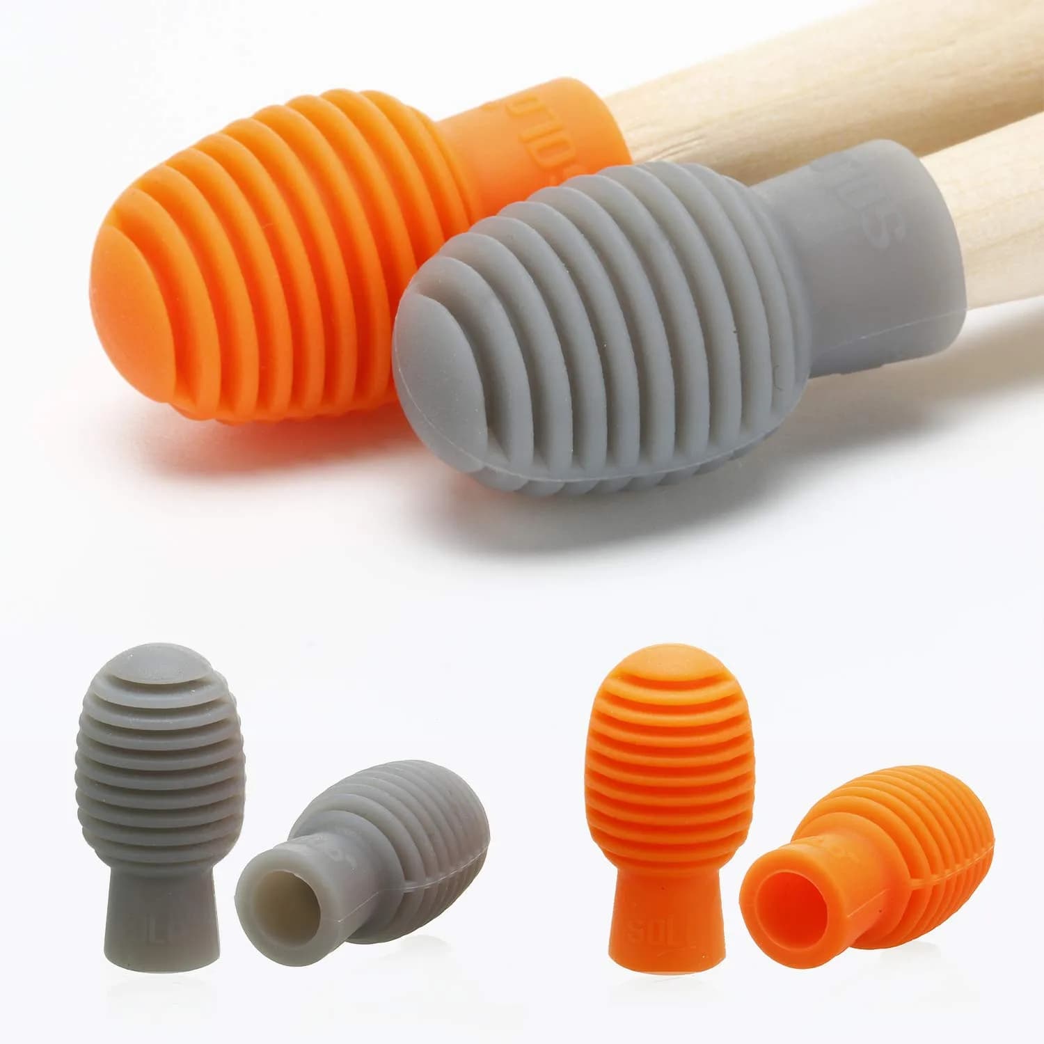 Frienda Silicone Drumstick Dampeners 4 Pcs | Noise-Reducing Practice Tips for Drummers - main product image