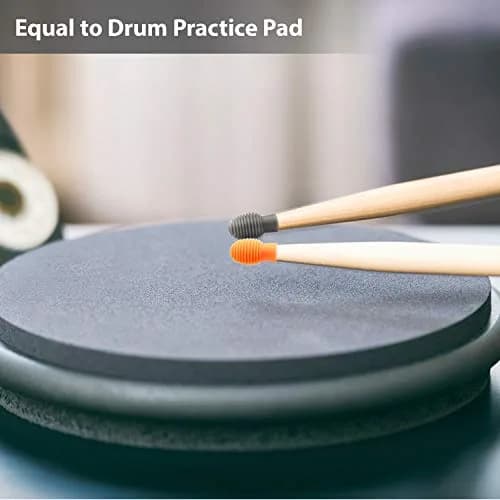 Frienda Silicone Drumstick Dampeners 4 Pcs | Noise-Reducing Practice Tips for Drummers thumbnail 3