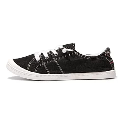 BENEKER Women's Slip-On Canvas Sneakers Low Top Walking Shoes Black Size 6 (US Women's) | Breathable & Lightweight for Daily Wear thumbnail 5