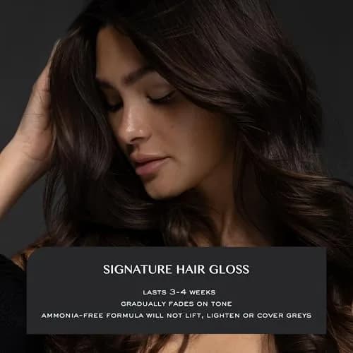 Kristin Ess Hair Gloss Chocolate Cosmo Dark Golden Brown 118ml (4 Fl Oz) | Semi-Permanent Color Depositing Conditioner for Vibrant Shine thumbnail 7