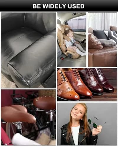 Numola Self-Adhesive Leather Repair Patch 4x60 Inch (10x152 cm) | Fix Holes, Scratches, Tears on Couches, Bags, Jackets thumbnail 6