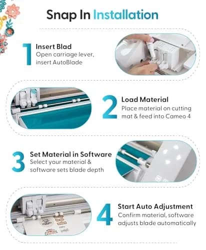 Silhouette Cameo 4 Auto Blade with Sintered Tungsten Alloy | Effortless Precision for Crafting thumbnail 7