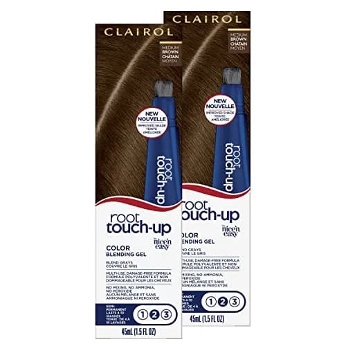 Clairol Root Touch-Up Semi-Permanent Hair Color Blending Gel, 5 Medium Brown, 3 Fl Oz (90ml) | Blends Gray Hair for 10 Washes thumbnail 1