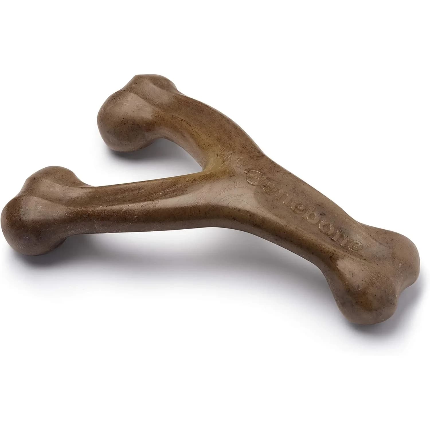 Benebone Wishbone Dog Chew Toy Giant Real Bacon Flavor | Durable Nylon Chew for Aggressive Chewers