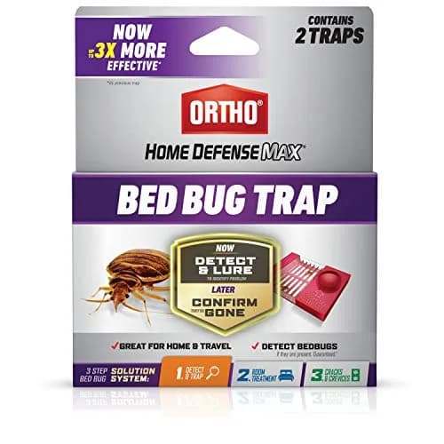 Ortho Home Defense Max Bed Bug Trap, 2 Traps | Detect & Trap Bed Bugs thumbnail 1