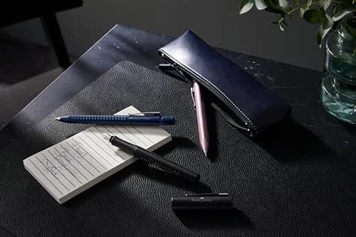 Faber-Castell Grip Edition Fountain Pen - All Black, Medium Nib | Smooth Ink Flow Writing Instrument thumbnail 7