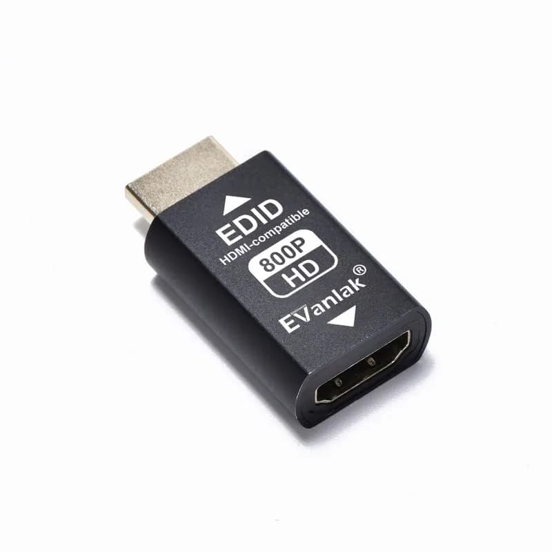 EVanlak HDMI EDID Emulator Passthrough Dongle 3-Pack | 1280x800@60Hz Support thumbnail 5