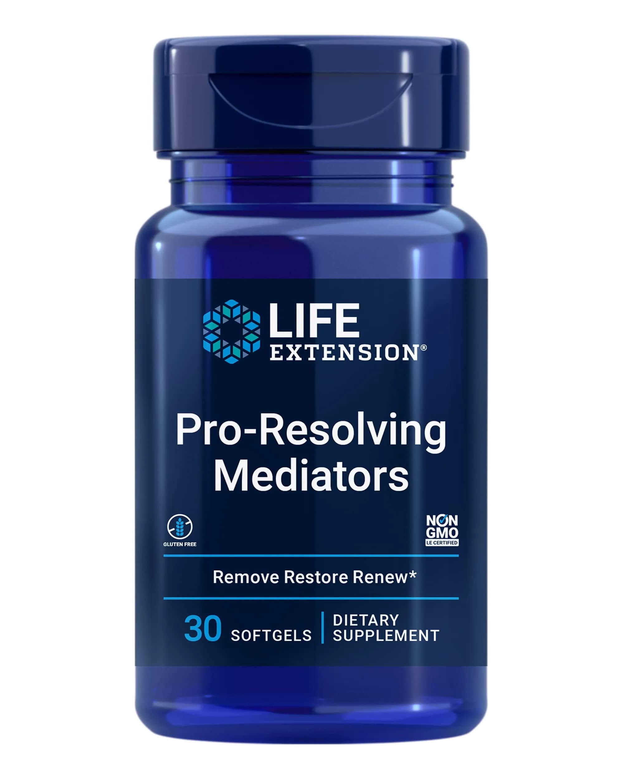 Life Extension Pro-Resolving Mediators 30 softgels | Supports Post-Inflammatory Response & Tissue Rejuvenation — Light Golden