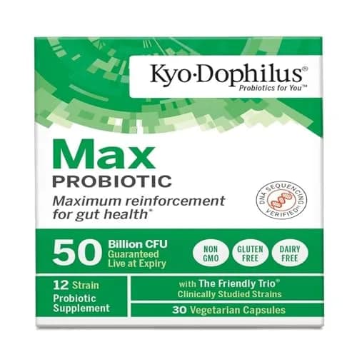 Kyo-Dophilus Probiotic Max 30 Count | 50 Billion CFU, Vegan, No Refrigeration thumbnail 5