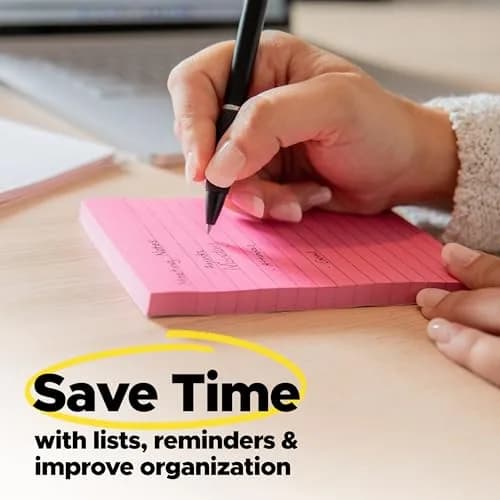Post-it Super Sticky Notes 3 x 3 in Assorted Brights 15 Pads | 2X Sticking Power for Organization thumbnail 8