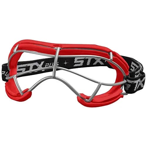 STX 4Sight+ S Adult Lacrosse Goggles Red | SEI Certified ASTM F3077-177 thumbnail 1