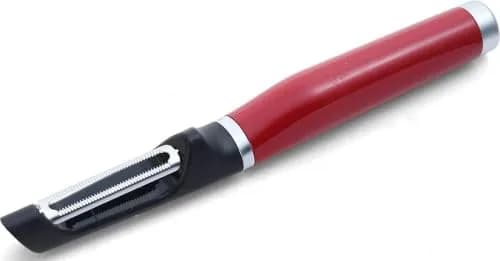 KitchenAid Gourmet Euro Peeler, 8.7-Inch, Red | Double-Edged Serrated Blade for Fruits & Vegetables thumbnail 1