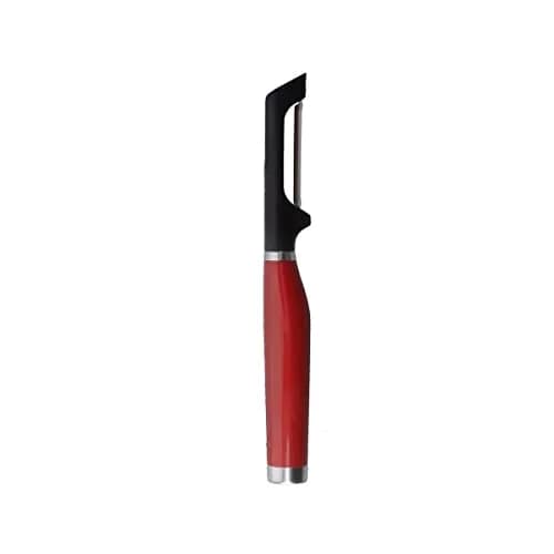 KitchenAid Gourmet Euro Peeler, 8.7-Inch, Red | Double-Edged Serrated Blade for Fruits & Vegetables thumbnail 4