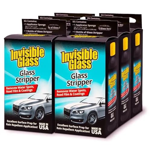 Invisible Glass Glass Stripper Water Spot Remover Kit 20.28 fl oz (121.68 ml) | Cerium Oxide Polish for Stubborn Buildup thumbnail 1