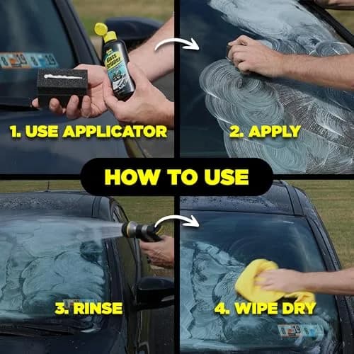 Invisible Glass Glass Stripper Water Spot Remover Kit 20.28 fl oz (121.68 ml) | Cerium Oxide Polish for Stubborn Buildup thumbnail 8