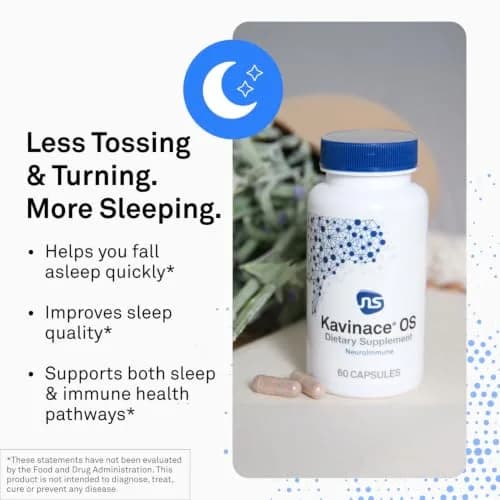 NeuroScience Kavinace OS & Sleep Aid with Melatonin 5mg | Supports Rest & Immunity thumbnail 2