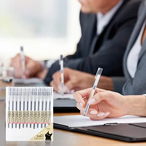 XSG Premium Gel Ink Pens 0.5mm Fine Point, 12 Assorted Colors | Smooth Ink Flow for Office & School thumbnail 6