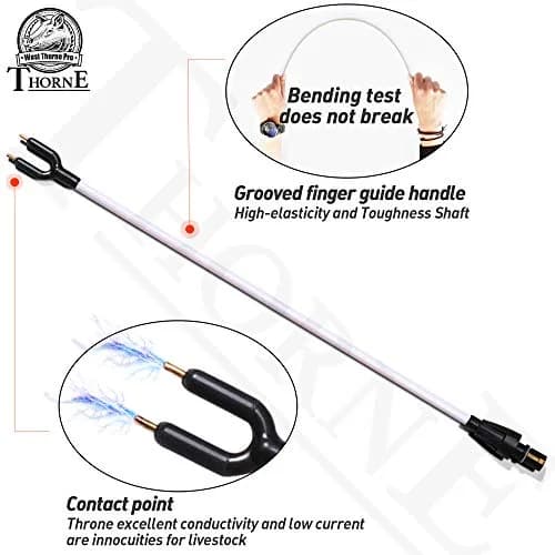 West Thorne Pro Livestock Prod 86cm (33.8in) with LED Light | Reliable Handling for Cattle, Pigs, Sheep thumbnail 6